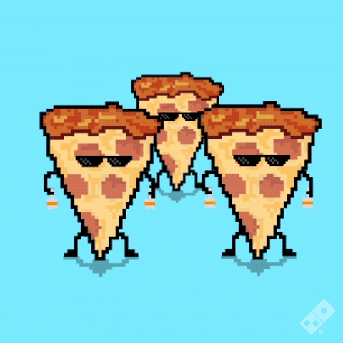 gif pizzas bailando