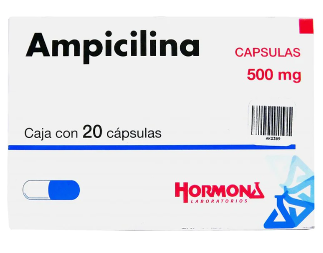 caja de ampicilina