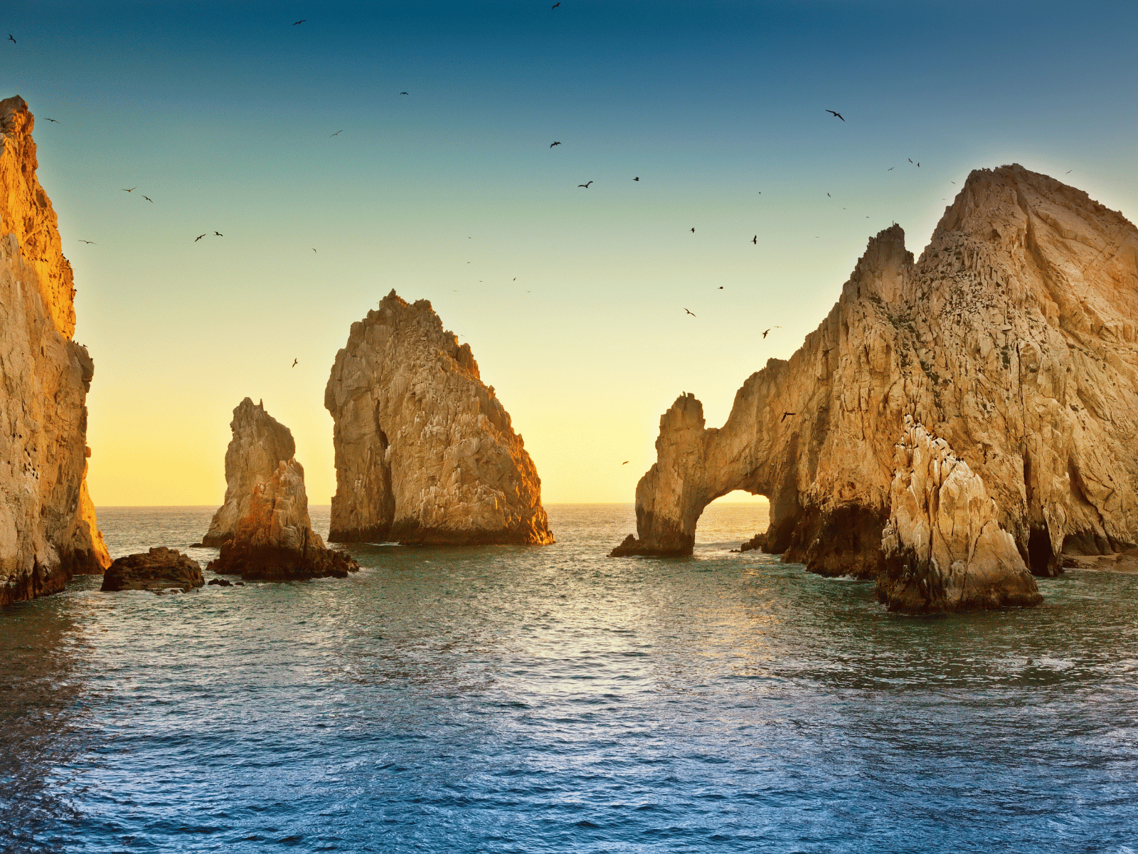 todo panoramica del arco en los cabos